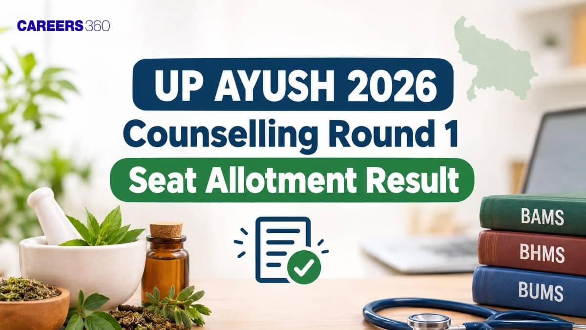 UP AYUSH 2026 Counselling Round 1 Seat Allotment Result (October 19): PDF Link